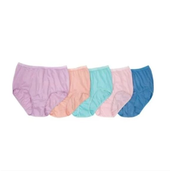 Comfort Choice Womens 10 Pack Mystery Pack Nylon Brief Plus Size 24W 26W - Picture 14 of 15